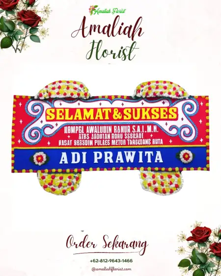 Papan Bunga Ucapan Selamat Gandapura